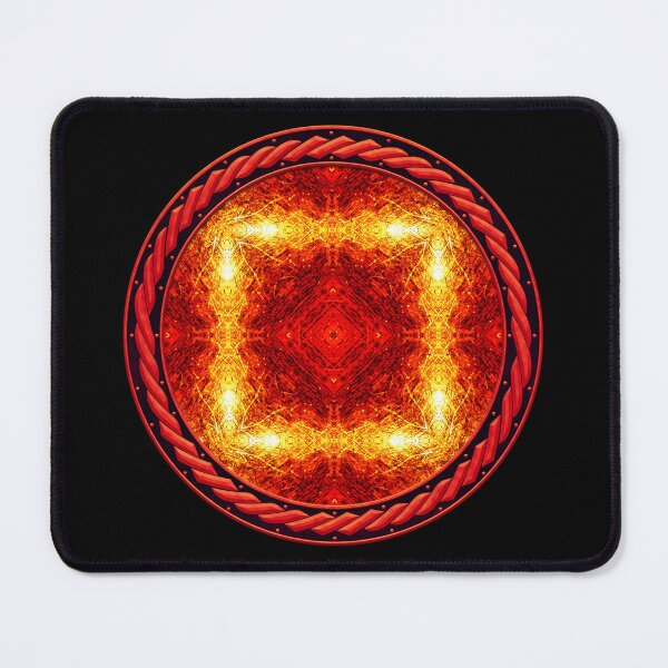 Artikelvorschau, Kaleidoscope Ominous Red in Celtic Circle Frame 1 entworfen und verkauft von Swabcraft.