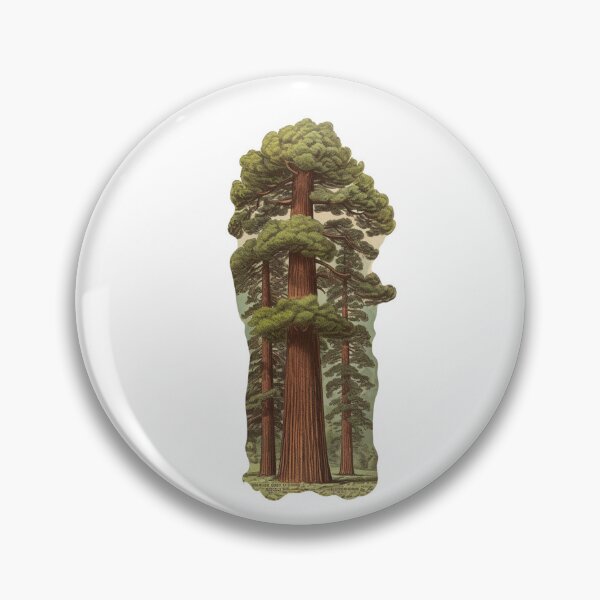 Item preview, The Giant Sequoia - Tall Redwood Tree  - Vintage Illustration designed and sold by RobertConklin.