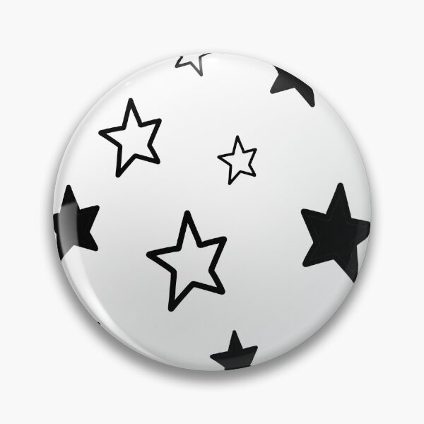 Item preview, Black and white stars designed and sold by StrawHatBby.