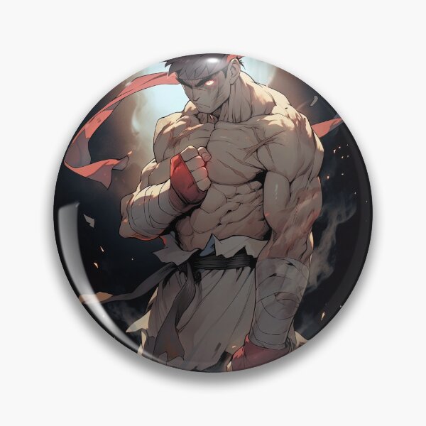 Item preview, Evil Ryu injured designed and sold by One Winged Otaku.