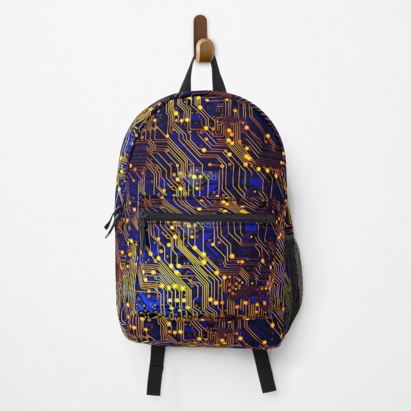 Item preview, Electronic PCB Deep Blue & Gold – Seamless designed and sold by GalacticLabs.