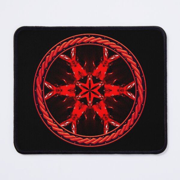 Artikelvorschau, Kaleidoscope Ominous Red in Celtic Circle Frame 4 entworfen und verkauft von Swabcraft.