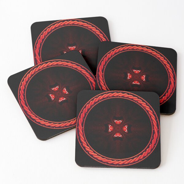 Item preview, Kaleidoscope Ominous Red in Celtic Circle Frame 5 designed and sold by Swabcraft.