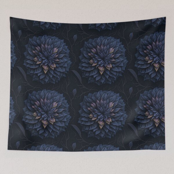 Item preview, patrón 3d de flor pastel oscuro designed and sold by HarshBrown.