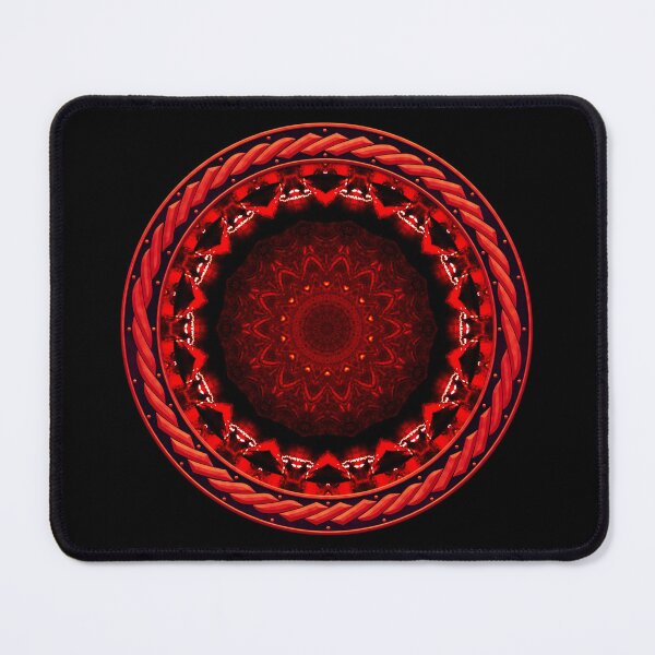 Artikelvorschau, Kaleidoscope Ominous Red in Celtic Circle Frame 9 entworfen und verkauft von Swabcraft.