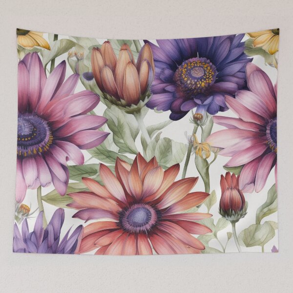 Item preview, African Daisy Floral Patterns 03 designed and sold by PixelPastry.