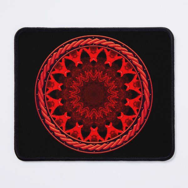 Artikelvorschau, Kaleidoscope Ominous Red in Celtic Circle Frame 10 entworfen und verkauft von Swabcraft.