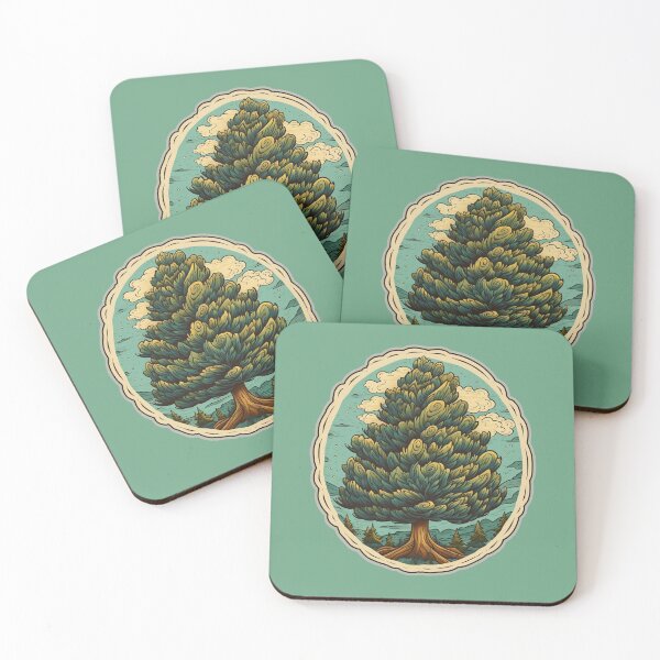 Item preview, Colorful Vintage Pine tree patch designed and sold by RobertConklin.