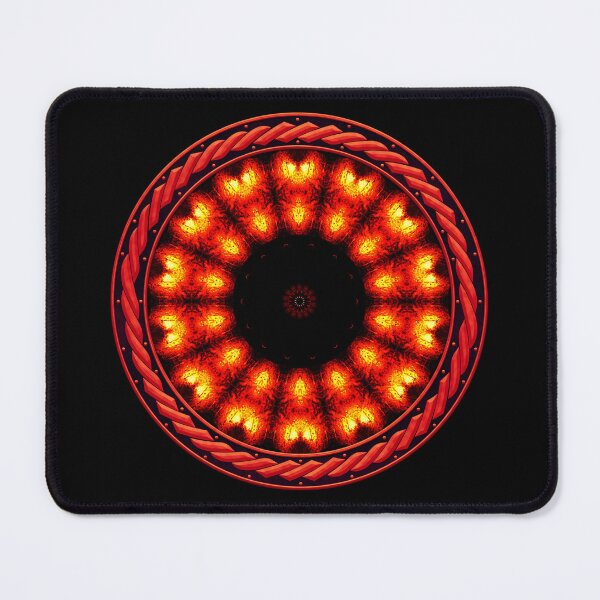 Artikelvorschau, Kaleidoscope Ominous Red in Celtic Circle Frame 14 entworfen und verkauft von Swabcraft.