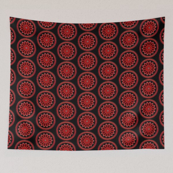 Artikelvorschau, Kaleidoscope Ominous Red in Celtic Circle Frame 17 entworfen und verkauft von Swabcraft.