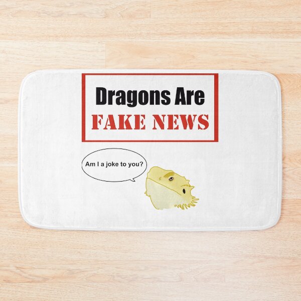 Item preview, Dragons are Fake News designed and sold by Bits and Bobs.