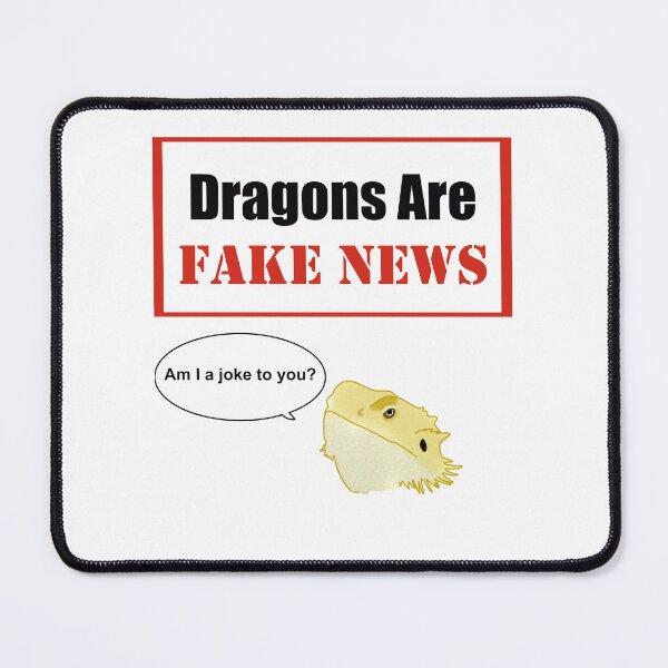 Item preview, Dragons are Fake News designed and sold by Bits and Bobs.