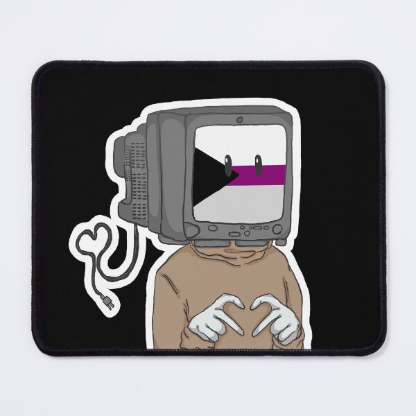 Item preview, Demisexual Flag TV Head designed and sold by witchdaggergrrl.