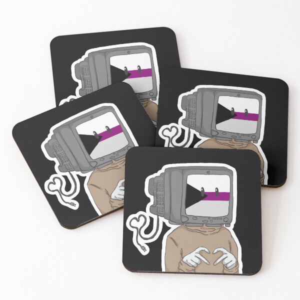 Item preview, Demisexual Flag TV Head designed and sold by witchdaggergrrl.