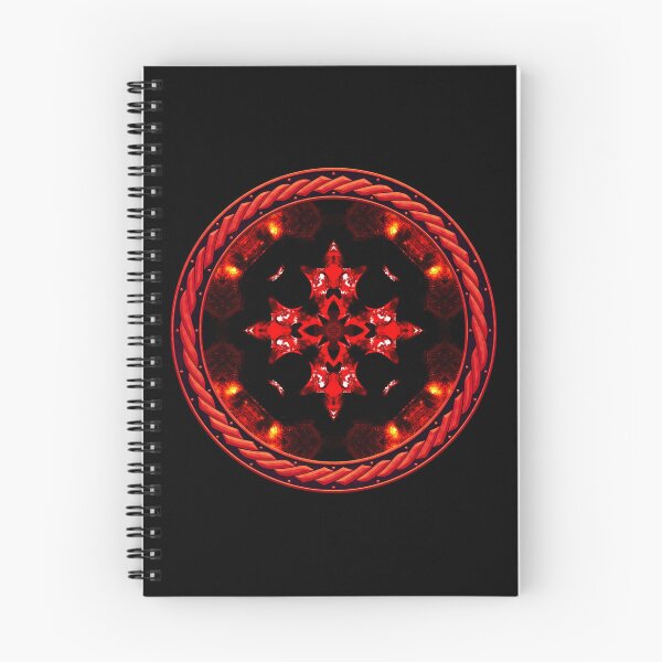 Item preview, Kaleidoscope Ominous Red in Celtic Circle Frame 22 designed and sold by Swabcraft.