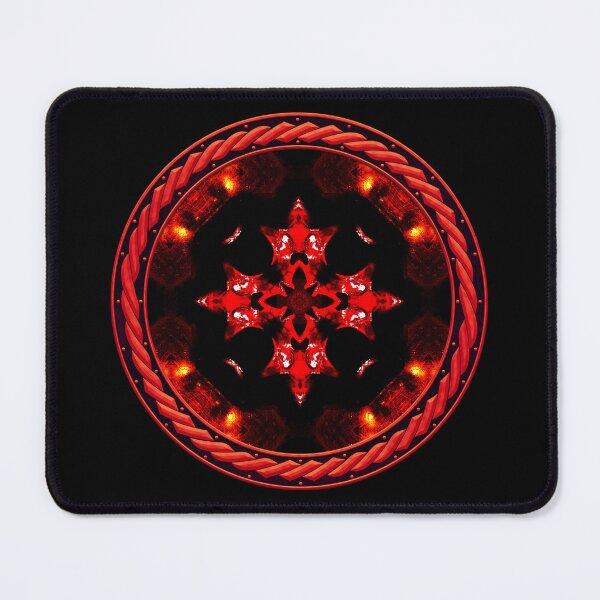 Artikelvorschau, Kaleidoscope Ominous Red in Celtic Circle Frame 22 entworfen und verkauft von Swabcraft.