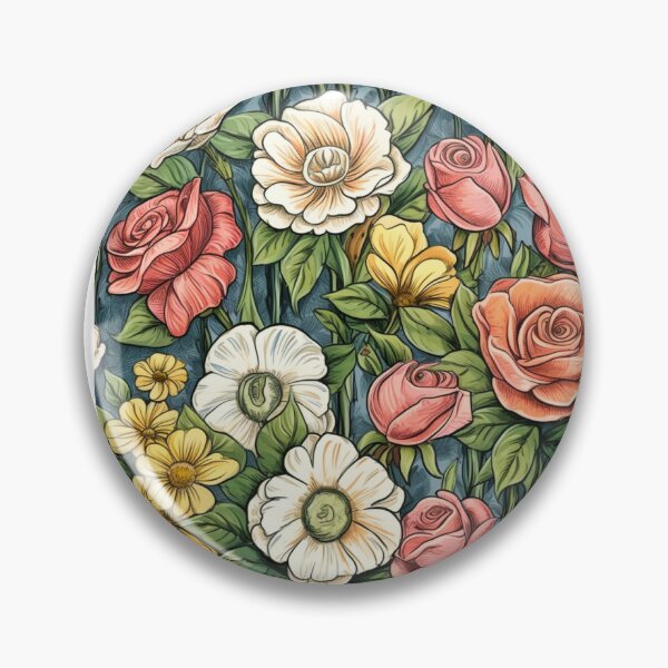 Artikelvorschau, 90er-Jahre-Blumenmuster entworfen und verkauft von TristanAnderson.