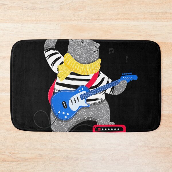Item preview, Cool Bear Plays On Electric Guitar Music Instrument designed and sold by agagag44tsag.
