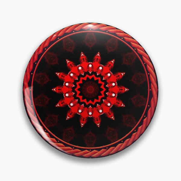 Artikelvorschau, Kaleidoscope Ominous Red in Celtic Circle Frame 25 entworfen und verkauft von Swabcraft.