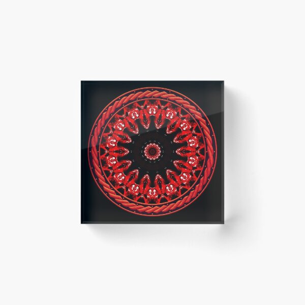 Artikelvorschau, Kaleidoscope Ominous Red in Celtic Circle Frame 27 entworfen und verkauft von Swabcraft.