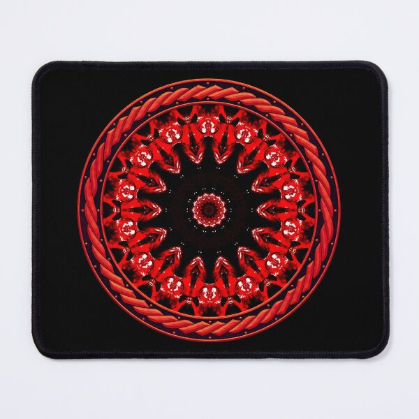 Artikelvorschau, Kaleidoscope Ominous Red in Celtic Circle Frame 27 entworfen und verkauft von Swabcraft.