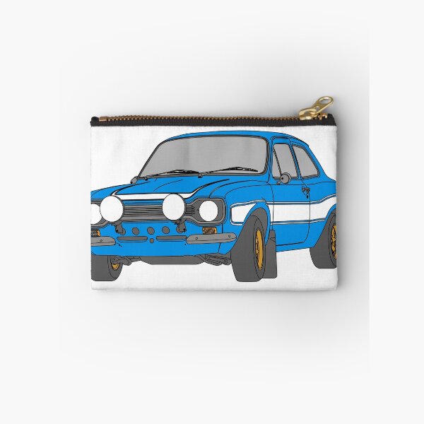 Item preview, 1970 Ford Escort RS2000 Fast and Furious Paul Walker's car Black Outline Colour fill. designed and sold by Adamasage.