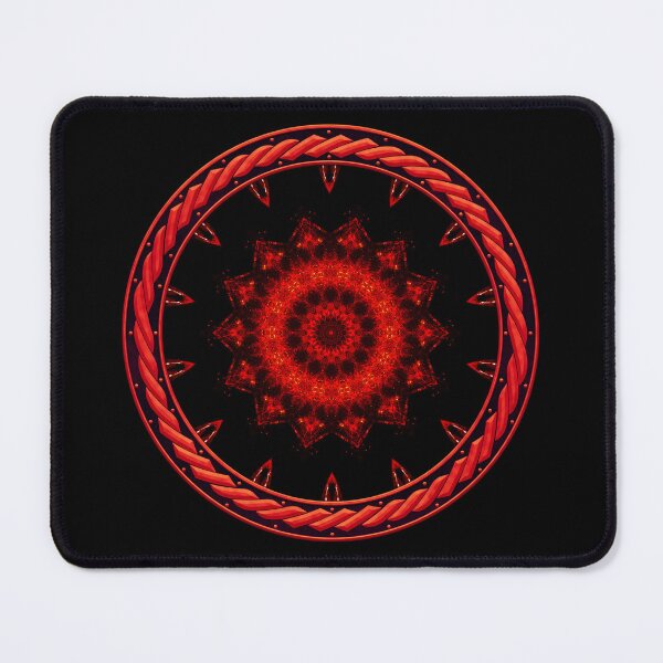Artikelvorschau, Kaleidoscope Ominous Red in Celtic Circle Frame 28 entworfen und verkauft von Swabcraft.