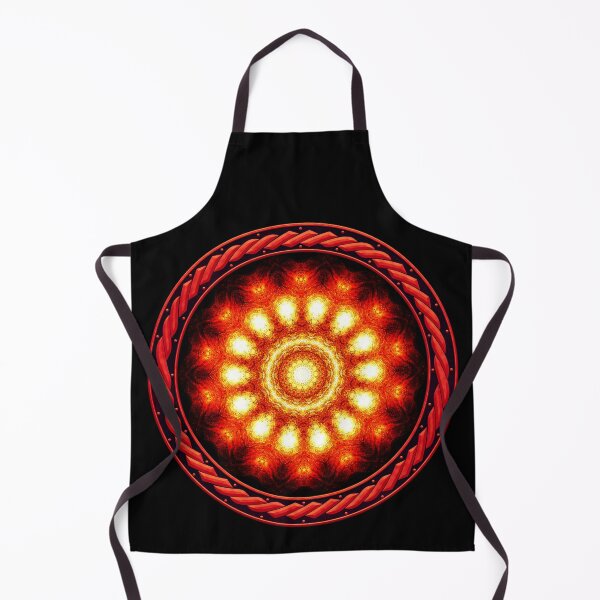 Aperçu de l'œuvre Kaleidoscope Ominous Red in Celtic Circle Frame 30 créée et vendue par Swabcraft.