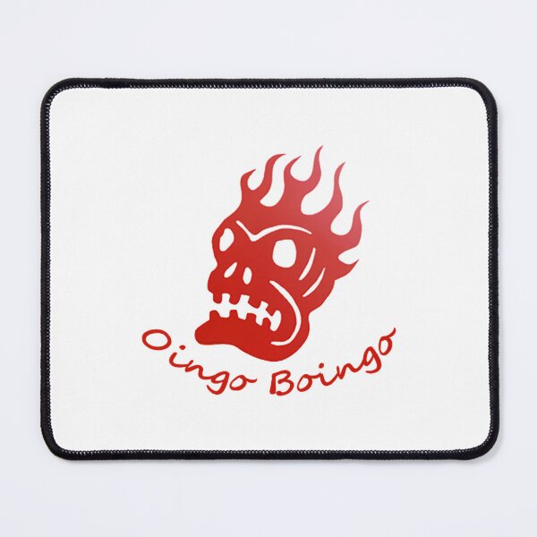 Item preview, Oingo Boingo Red Burning Skull designed and sold by ReasonOrRhyme.