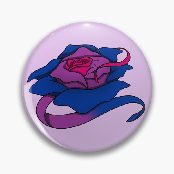 Item preview, Bisexual Pride Rose with Banner designed and sold by DragonsMark.