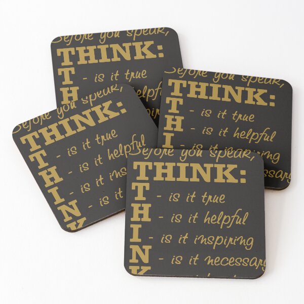 Item preview, Words That Matter: Before You Speak, Think T-Shirt designed and sold by hjian8219.