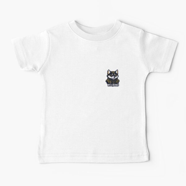 NYCLIRIND Cyberpunk Black Shiba Inu Baby T-Shirt