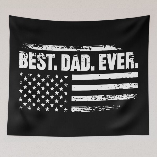 Item preview, Best Dad Ever with American Flag Shirt. Funny Dad joke Shirt. Father's day Shirt. Funny Dad Sticker. Dad Socks. Gift for Father. Funny Husband Shirt. Gift for him. American Shirt. Papa Shirt. designed and sold by Aknarin Thika.