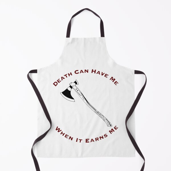Item preview, God of War "Death Can Have Me When It Earns Me" Gaming Quote designed and sold by gamingafterbed.