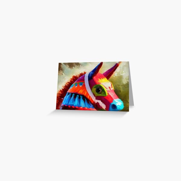 Pinata Portrait 1 Greeting Card