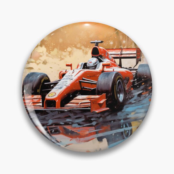 Item preview, Fernando Alonso 2018 Mclaren MCL33 F1 Watercolour Painting Print  designed and sold by PicTechNowArt.