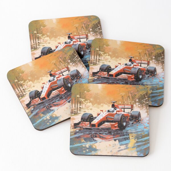 Item preview, Fernando Alonso 2018 Mclaren MCL33 F1 Watercolour Painting Print  designed and sold by PicTechNowArt.