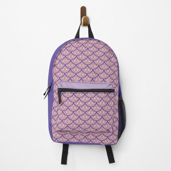 Item preview, Mermaid Scales Pattern - Purple and Orange designed and sold by Daniel Bevis Design.