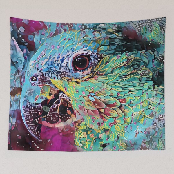 Item preview, Parrot Abstract Digital Art Design designed and sold by Heathermarie321.