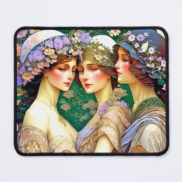 Item preview, Art Deco Girlfriends - Easter Walk designed and sold by Garrulus glandarius.