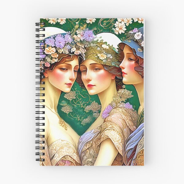 Item preview, Art Deco Girlfriends - Easter Walk designed and sold by Garrulus glandarius.