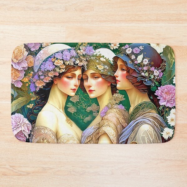 Item preview, Art Deco Girlfriends - Easter Walk designed and sold by Garrulus glandarius.