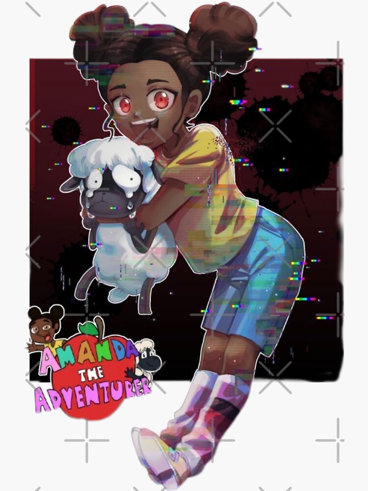 "Amanda the adventurer (2)" Sticker for Sale by KingTchallaJoe | Redbubble