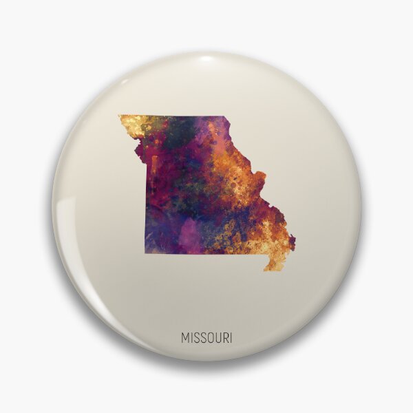 Item preview, Missouri Watercolor Map designed and sold by ArtPrints.