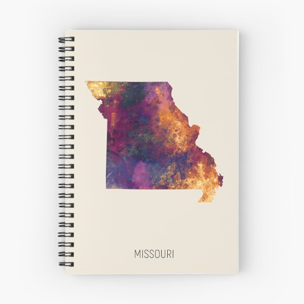Item preview, Missouri Watercolor Map designed and sold by ArtPrints.