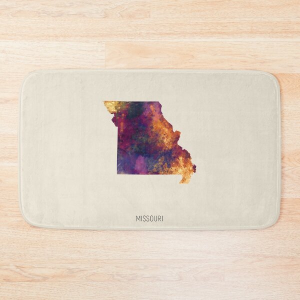 Item preview, Missouri Watercolor Map designed and sold by ArtPrints.