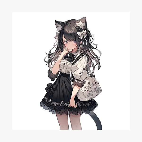 80 ゜catgirls ideas  cat girl, aesthetic girl, girl