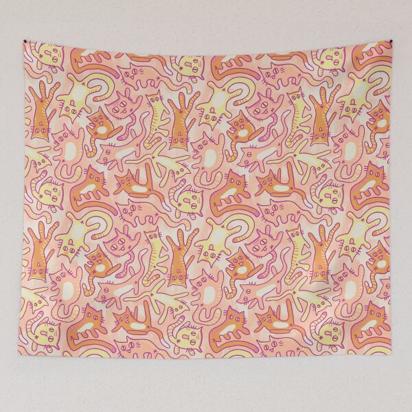 Item preview, Wonky Cats designed and sold by lurepeating.