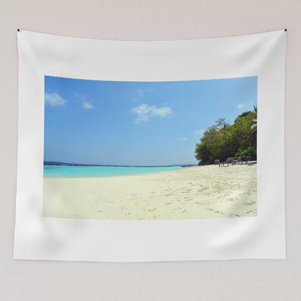 Item preview, Beautiful beach in the Maldives with clear blue water designed and sold by oanaunciuleanu.