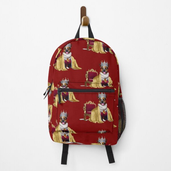 Item preview, Reigning Cats and Dogs Panting Dog Puppy King designed and sold by Bloomin' Arty Families.
